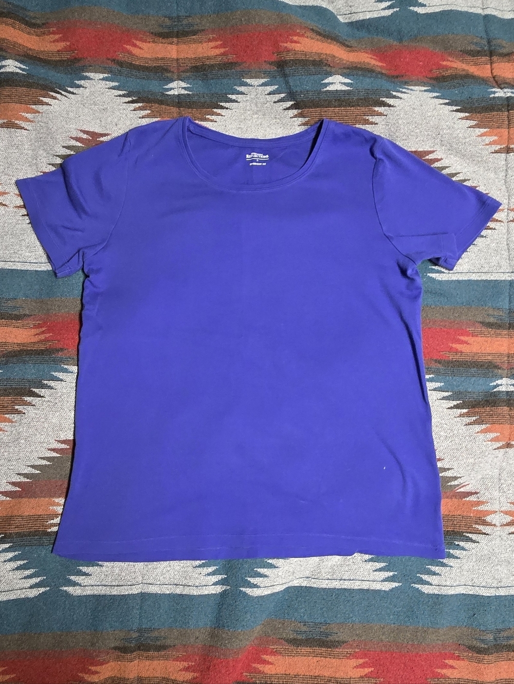 (3 For $10!) Northern Reflections Purple Short Sleeve Crewneck Tee Size Large
